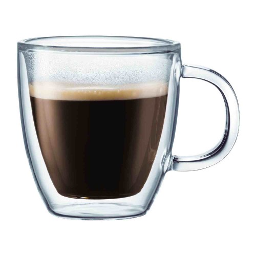 Przejdź do produktu Bodum Bistro Double Wall Glass Mugs - set of 2