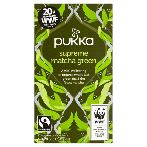 Przejdź do produktu Pukka Herbs Supreme Green Matcha Tea 20 per pack