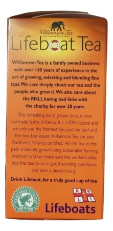Williamson Tea Lifeboat Single Estate Pure Kenyan Tea 80 Teabags2 .jpg