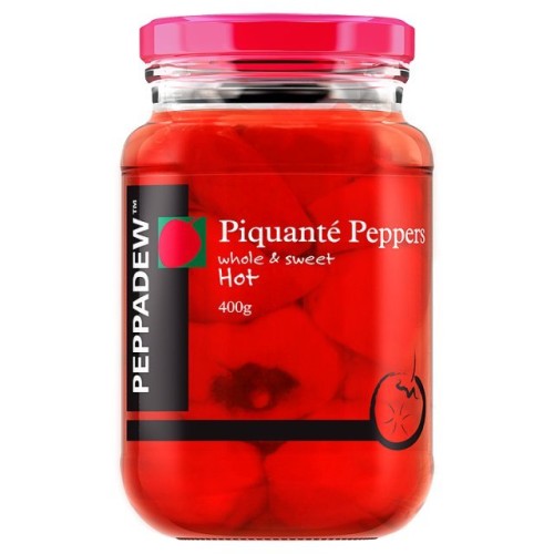 Przejdź do produktu Peppadew Whole & Sweet HOT Piquante Peppers 400g