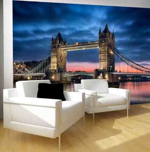 Przejdź do produktu London Tower Bridge at Night Wallpaper 420cm x 270cm