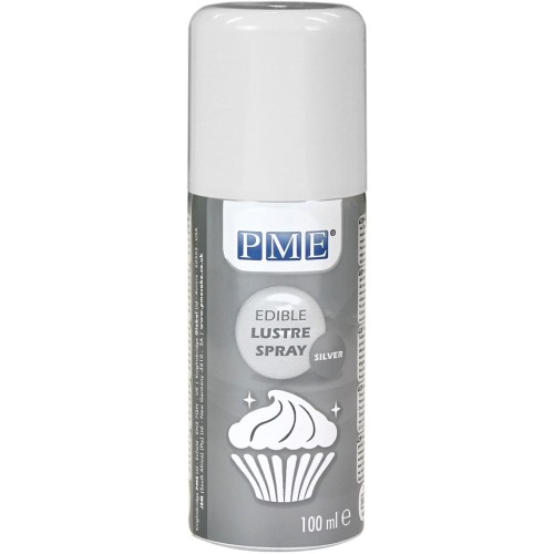 Przejdź do produktu PME Edible Lustre Spray Silver 100ml