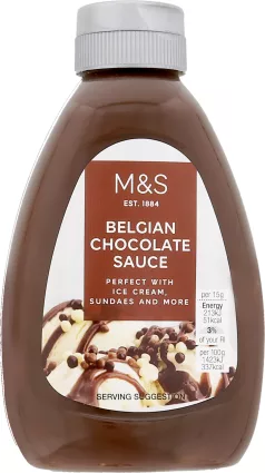 M&S Belgian Milk Chocolate Sauce 300g.png