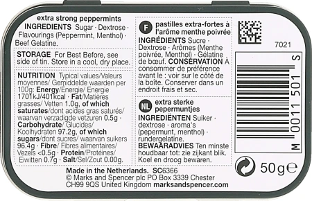 M&S Curiously Strong Mints Tin 50g 2.png