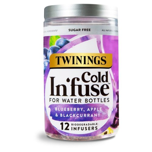Przejdź do produktu Twinings Cold In'fuse Blueberry Apple & Blackcurrant 12 Infusers