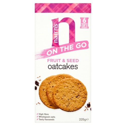 Przejdź do produktu Nairns Fruit & Seed Oatcakes 225g