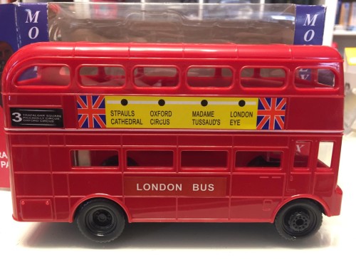 Przejdź do produktu Large London Routemaster Bus Plastic Money Box 