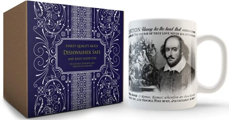 William Shakespeare Quotes Ceramic Mug 300ml.png