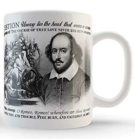 William Shakespeare Quotes Ceramic Mug 300ml 3.png