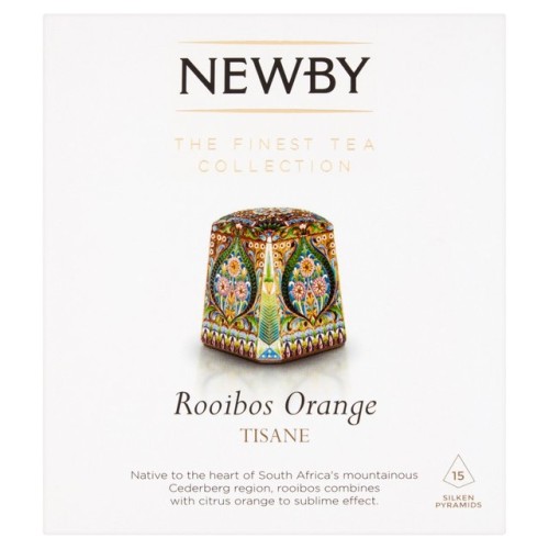 Przejdź do produktu Newby Teas Rooibos Orange 15 Silken Pyramids 38g