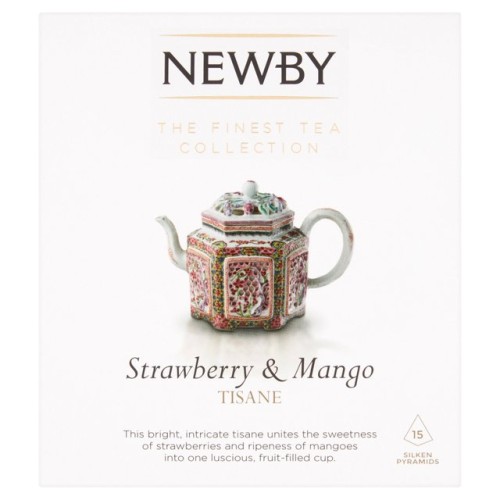Przejdź do produktu Newby Teas Strawberry & Mango Silken Pyramids 60g