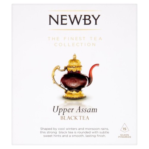 Przejdź do produktu Newby Teas Upper Assam 15 Silken Pyramids 38g