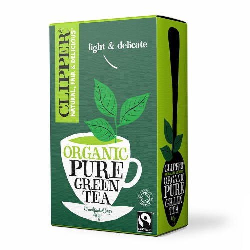 Przejdź do produktu Clipper Organic Fairtrade Green Tea Bags 20 per pack