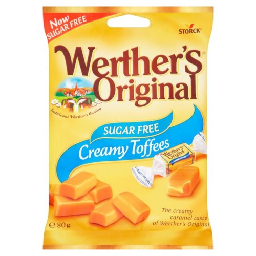 Przejdź do produktu Werther's Creamy Toffees Sugar Free 80g
