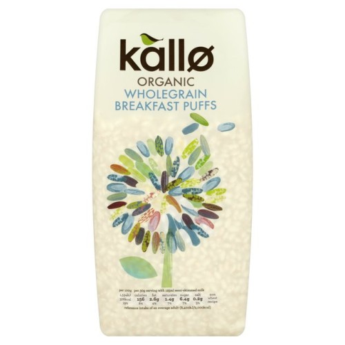 Przejdź do produktu Kallo Organic Wholegrain Breakfast Rice Puffs 225g