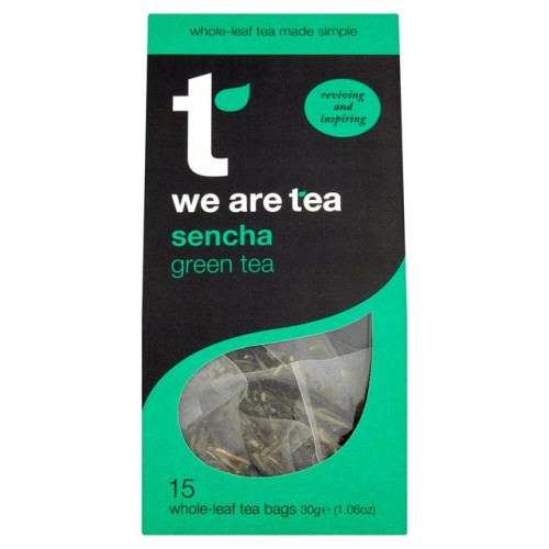 Przejdź do produktu We Are Tea Sencha Whole Leaf Tea Bags 15 per pack