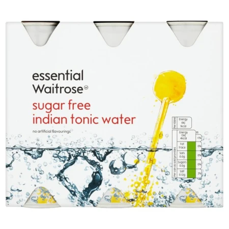 Essential Waitrose Sugar Free Indian Tonic Water 6 x 250ml.jpg