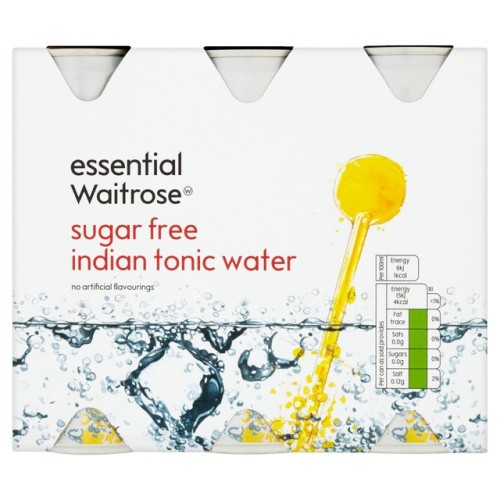 Przejdź do produktu Essential Waitrose Sugar Free Indian Tonic Water 6 x 250ml