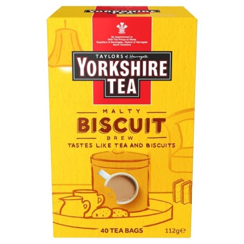 Przejdź do produktu Yorkshire Tea Biscuit Brew 40 per pack