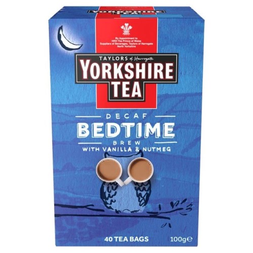 Przejdź do produktu Yorkshire Tea Bedtime Decaffeinated Brew 40 per pack