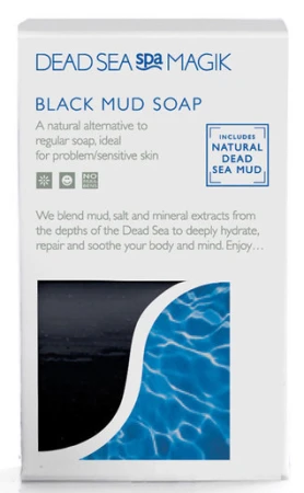 Dead Sea Spa Magik Black Mud Soap Bar 100g.png