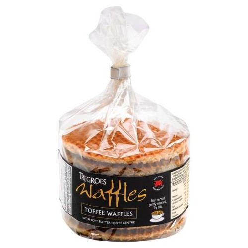 Przejdź do produktu Tregroes 8 Butter Toffee Waffles 250g