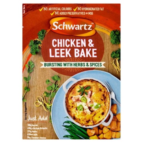 Przejdź do produktu Schwartz Chicken & Leek Bake Mix 35g 