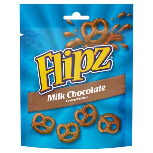 Przejdź do produktu Flipz Milk Chocolate Covered Pretzels Pouch 90g