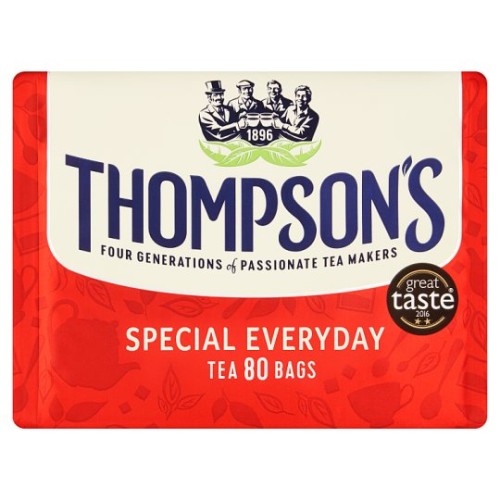 Przejdź do produktu Thompson's Our Favourite Everyday 80 Tea Bags 250g