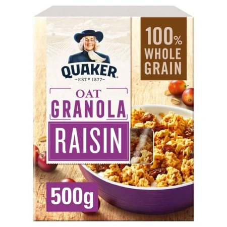 Quaker Oat Granola Raisin 500g.jpg