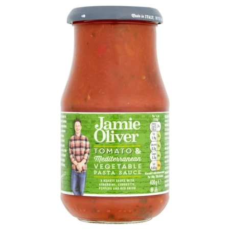 Jamie Oliver Tomato & Mediterranean Vegetable Pasta Sauce 400g.jpg
