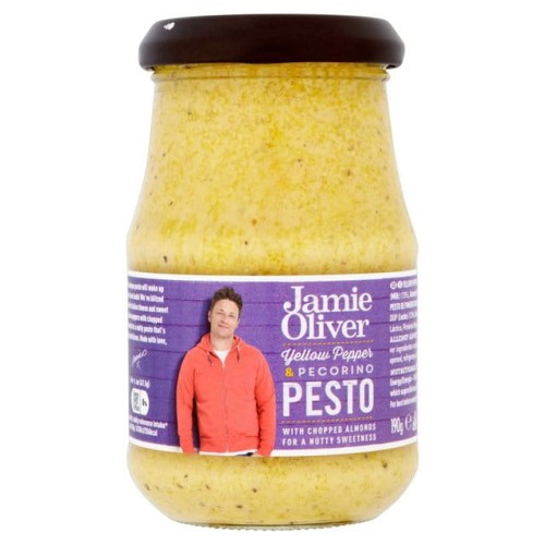 Przejdź do produktu Jamie Oliver Yellow Pepper & Pecorino Pesto 190g