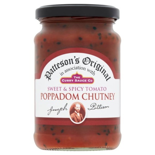 Przejdź do produktu The Curry Sauce Co. Spicy Tomato Poppadom Chutney 300g