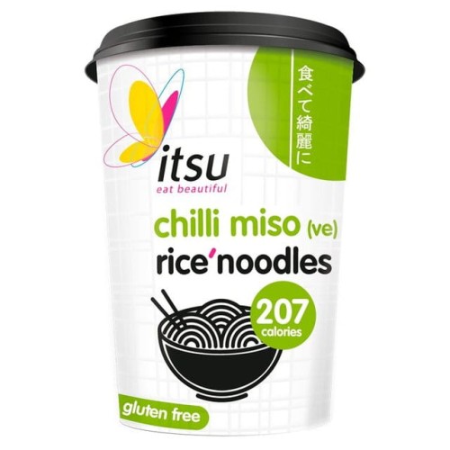 Przejdź do produktu Itsu Chilli Miso Rice Noodles Cup 63g