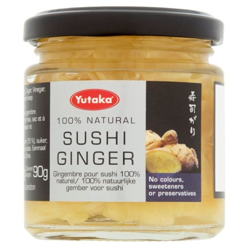 Przejdź do produktu Yutaka 100% Natural Sushi Ginger 120g