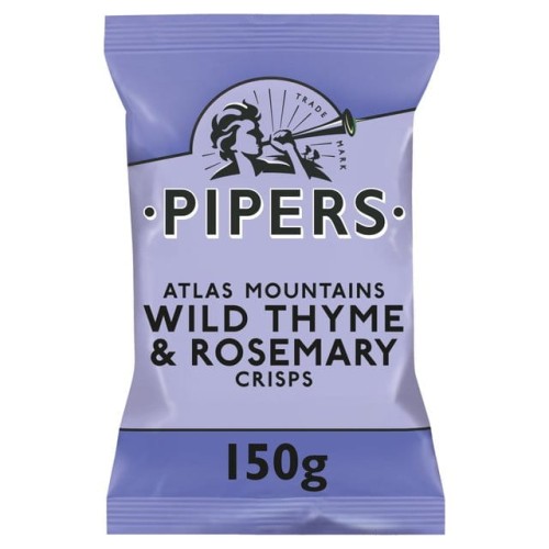 Przejdź do produktu Pipers Atlas Mountains Wild Thyme & Rosemary Crisps 150g