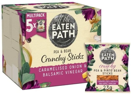 Off The Eaten Path Caramelised Onion & Balsamic Vinegar Pea & Bean Sticks 5 x 23g.jpg