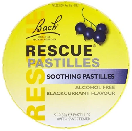 Bach RESCUE Remedy Pastilles, Blackcurrant 50g – Soothing Flower Essences 2.jpg