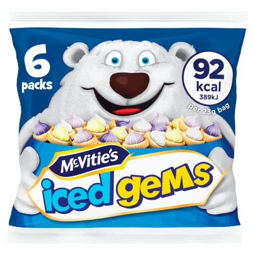 Przejdź do produktu McVitie's Iced Gems 6 x 25g