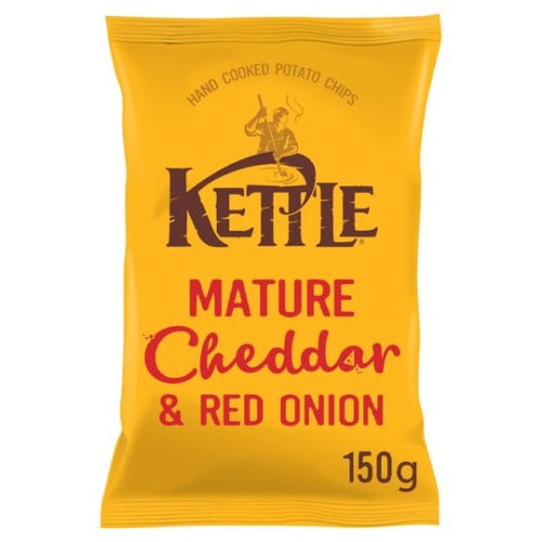 Przejdź do produktu Kettle Chips Mature Cheddar & Red Onion 130g