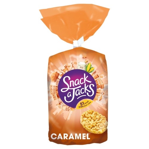 Przejdź do produktu Snack a Jacks Caramel Flavour Rice & Corn Cakes 159g
