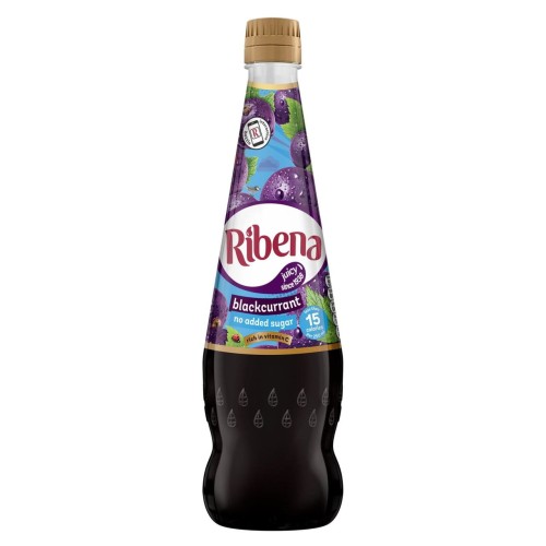 Przejdź do produktu Ribena Blackcurrant Concentrated No Added Sugar Juice Drink 850ml
