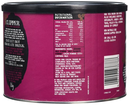 Clipper Fairtrade Instant Hot Chocolate 1 Kg 3.jpg