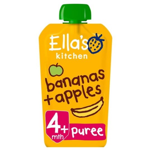 Przejdź do produktu Ella's Kitchen Organic Apples & Bananas Stage 1 120g