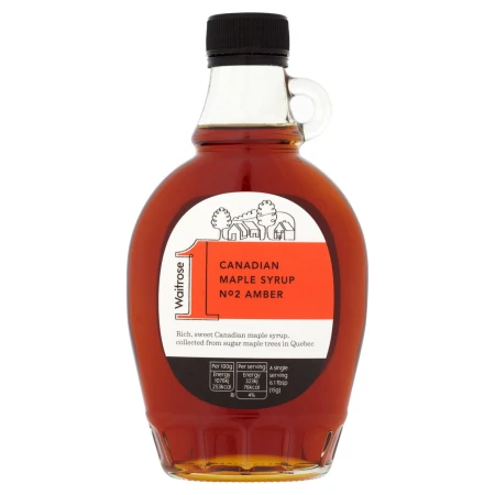 Waitrose 1 Amber No. 2 Maple Syrup 250ml.jpg