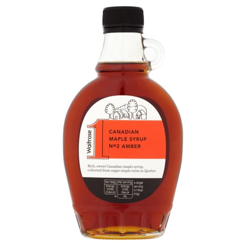Przejdź do produktu Waitrose Canadian Amber No. 2 Maple Syrup 250g