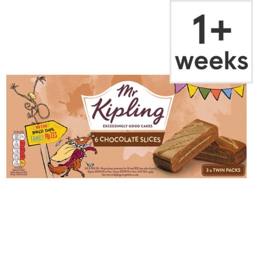 Przejdź do produktu Mr Kipling Chocolate Slices 6 per pack