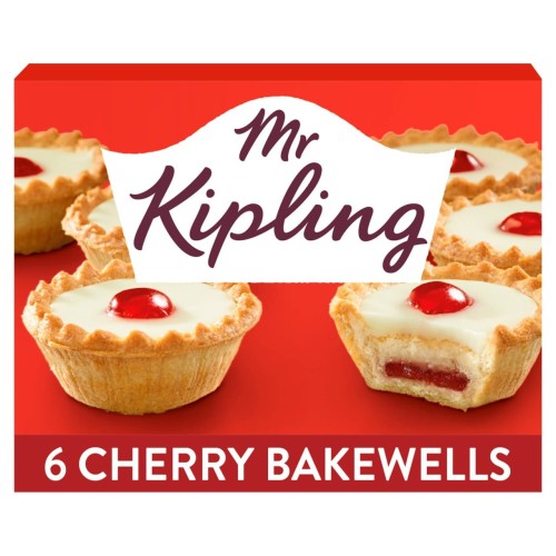 Przejdź do produktu Mr Kipling Cherry Bakewells 6 per pack