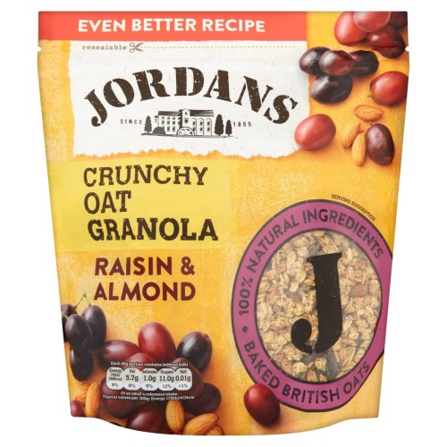 Przejdź do produktu Jordans Original Crunchy Oat Granola with Raisins & Almonds 750g