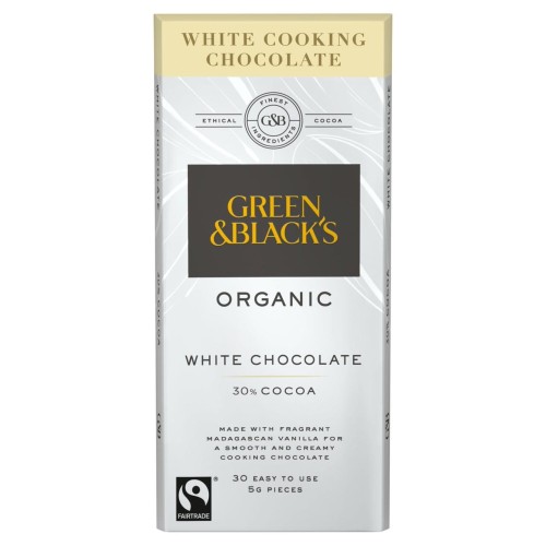 Przejdź do produktu Green & Black's White Cooking Chocolate 150g